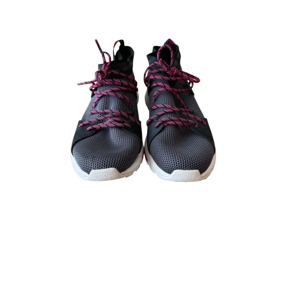 Adidas Womens Black Pink Quesa Cloudfoam Ortholite Running Sneakers Size 8.5